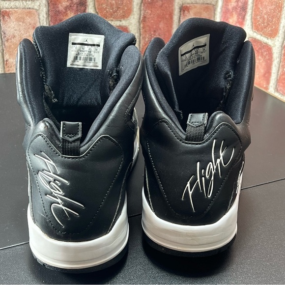 Nike Jordan Flight SC-3 Sneakers Men's Shoe Size 11 629877-008 Black White - Picture 3 of 7